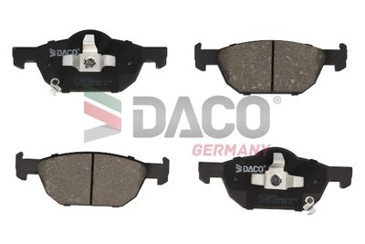 Комплект тормозных колодок, дисковый тормоз DACO Germany 321204 для HONDA ACCORD