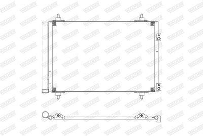 KONDENSATOR KLIMAANLAGE WALKER WCD00383 7