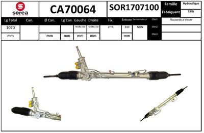 LENKGETRIEBE EAI CA70064