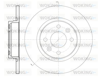 WOKING D6809.00 Тормозные диски для RENAULT LOGAN/STEPWAY