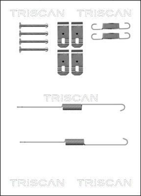 Zestaw dodatków, szczęki hamulcowe TRISCAN 8105 422589