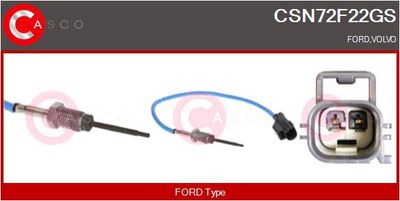 SENZOR TEMPERATURA GAZE EVACUARE