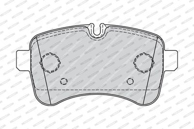 SET PLACUTE FRANA FRANA DISC FERODO FVR4037 1