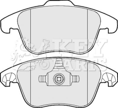 Комплект тормозных колодок, дисковый тормоз KEY PARTS KBP2046 для CITROËN DS4
