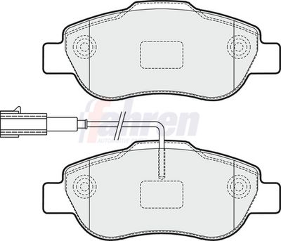 Fahren Brake Pad Set, disc brake FBP3611