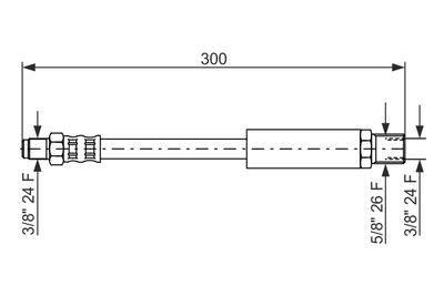 BREMSSCHLAUCH BOSCH 1987476577 4