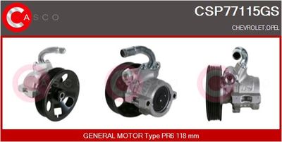 CASCO Hydraulikpumpe, Lenkung Genuine (CSP77115GS)