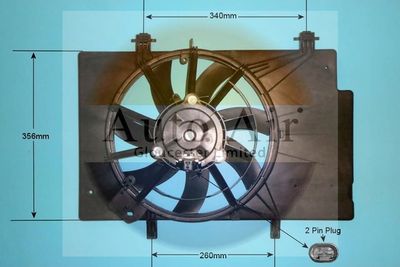 Electric Motor, radiator fan Auto Air Gloucester 05-1278