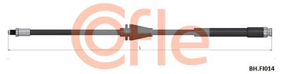 Тормозной шланг COFLE 92.BH.FI014 для FIAT PANDA