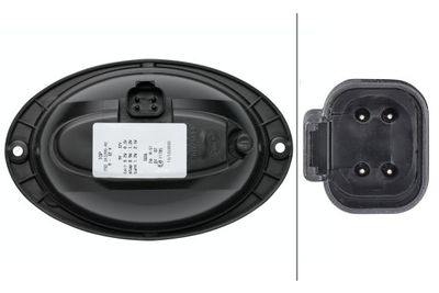 Achterlicht Links/Rechts (LED, 12/24V, red/transparant, met indicator, met stoplicht, parkeerlicht) past: CATERPILLAR CB22B, M313D, M314F, M315D, M315F, M316D, M316F, M317F, M318D, M318F, M320