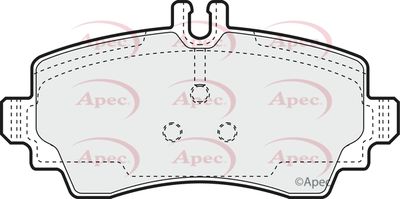 Brake Pad Set APEC PAD993