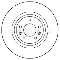 BORG & BECK BBD4706 Тормозные диски  для MAZDA RX-8 (Мазда Рx-8)