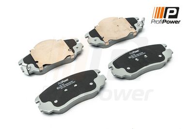 stabdžių trinkelių rinkinys, diskinis stabdys 1B1166 ProfiPower