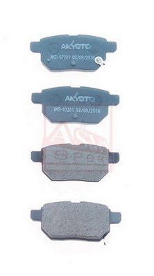 Комплект тормозных колодок, дисковый тормоз ASVA AKD-07201 для SUZUKI SWIFT