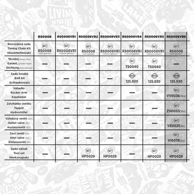 CHIT LANT DE DISTRIBUTIE ET ENGINETEAM RS0008VR6 1