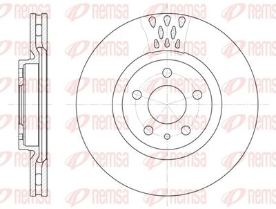 Tarcza hamulcowa REMSA 6305.10