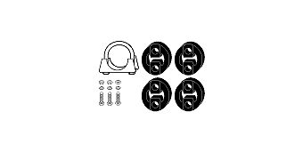 SET MONTARE SISTEM DE ESAPAMENT HJS 82156449