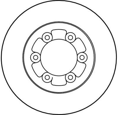 BREMSSCHEIBE TRW DF1432 1