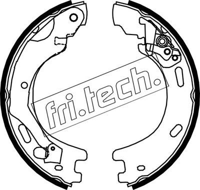 Sada brzdových čelistí, parkovací brzda fri.tech. 1092.314
