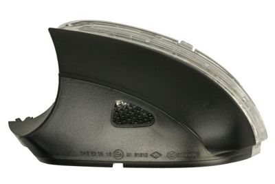 Zijspiegel controlelampje Links (transparant, LED) past: VW EOS, JETTA IV, PASSAT B7, PASSAT CC, SCIROCCO III 03.06-12.14