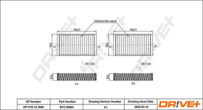 Kabinový filtr Dr!ve+ DP1110.12.1006