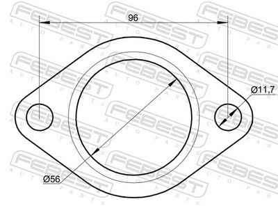 GARNITURA RACORD EVACUARE FEBEST 02492004 1