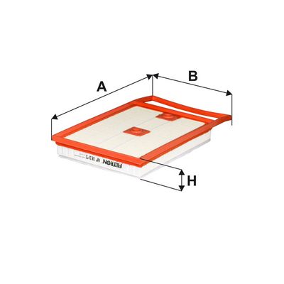 Luchtfilter (Patroon) past: AUDI A1  SEAT IBIZA IV, IBIZA IV SC, IBIZA IV ST, TOLEDO IV  SKODA FABIA III, FABIA III PRAKTIK, RAPID  VW POLO V 1.4D/2.0 07.08-12.22