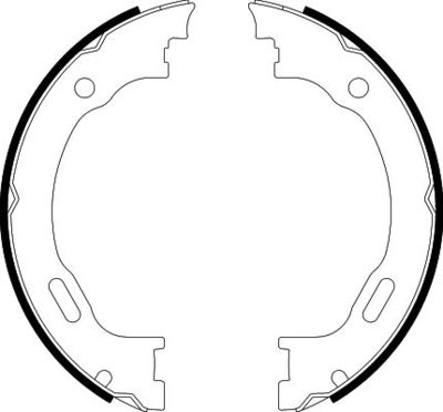 BREMSBACKENSATZ FESTSTELLBREMSE HELLA 8DA355050451 3