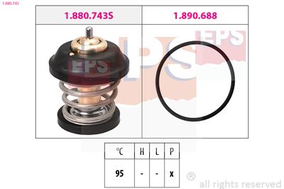 Termostat, chladivo EPS 1.880.743