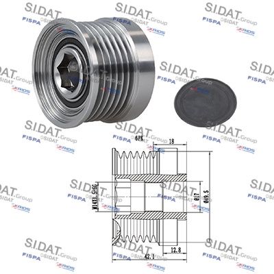 GENERATORFREILAUF FISPA 455168