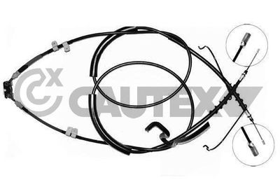 Тросик, cтояночный тормоз CAUTEX 763235 для FORD TOURNEO