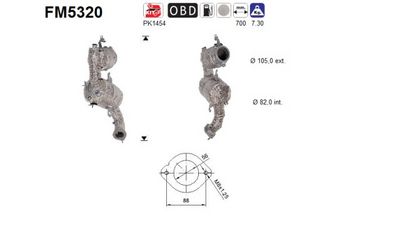 FILTRU FUNINGINE/PARTICULE SIST.DE ESAPAMENT