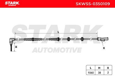 датчик, обороти на колелото STARK SKWSS-0350109