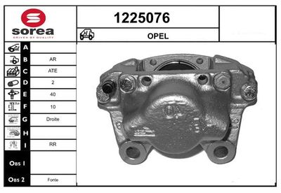 BREMSSATTEL SNRA 1225076