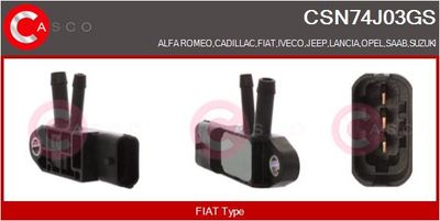 SENZOR PRESIUNE GAZE EVACUARE