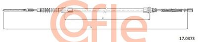 Тросик, cтояночный тормоз COFLE 17.0373 для AUTO UNION DKW