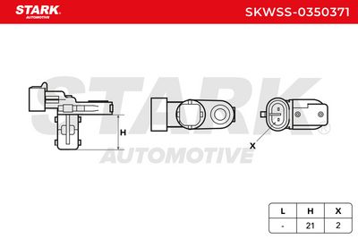 датчик, обороти на колелото STARK SKWSS-0350371
