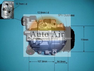 Auto Air Gloucester Compressor, air conditioning 14-6200