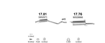 SISTEM DE ESAPAMENT POLMO POLMO01037