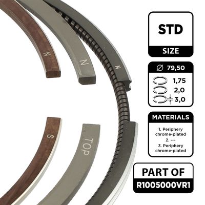 SET SEGMENTI PISTON ET ENGINETEAM R1005000VR1 1