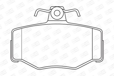 BREMSBELAGSATZ SCHEIBENBREMSE CHAMPION 571421CH 1