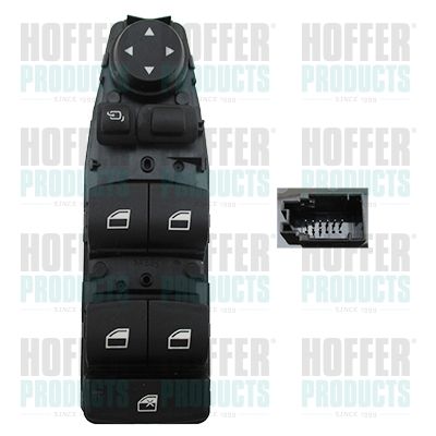 Выключатель, стеклолодъемник HOFFER 2106006 для BMW 2