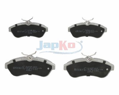 комплект спирачно феродо, дискови спирачки JAPKO 500009