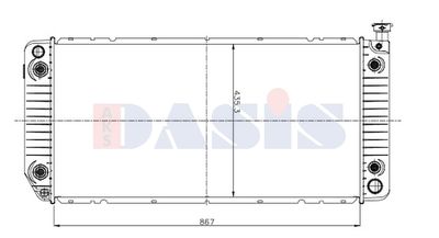 AKS DASIS 520143N Крышка радиатора  для CADILLAC  (Кадиллак Ескаладе)