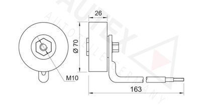 ROLA INTINZATOR CUREA TRANSMISIE AUTEX 654240 1