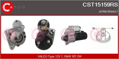 Стартер CASCO CST15159RS для ALPINE A610