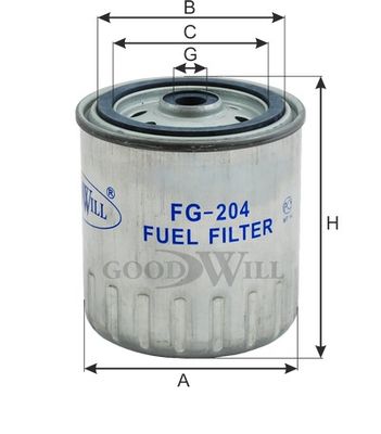 FG 204 GOODWILL Топливный фильтр
