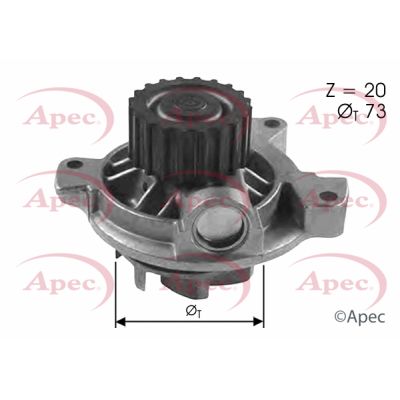 Water Pump, engine cooling APEC AWP1077