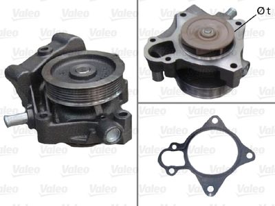 Water Pump, engine cooling 506961