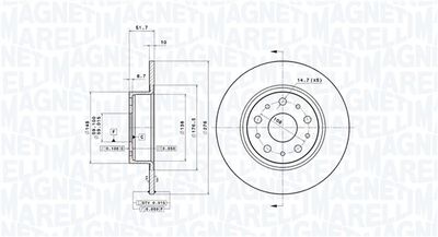 DISC FRANA MAGNETI MARELLI 360406029301